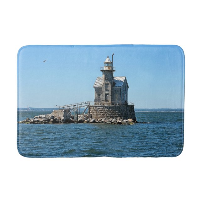 Stratford Shoal Lighthouse, Connecticut Badematte (Vorderseite)