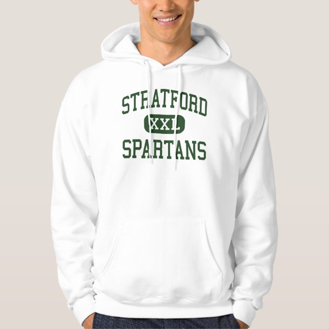 Stratford - Spartans - Highschool - Houston Texas Hoodie (Vorderseite)