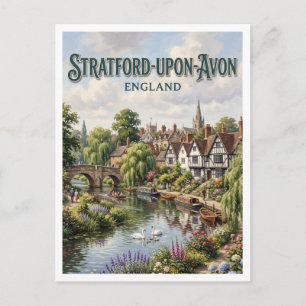 Stratford-upon-Avon England Postkarte
