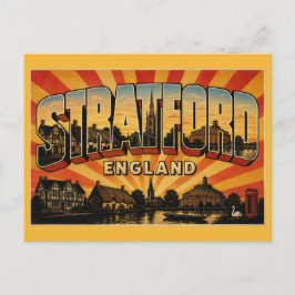 Stratford-upon-Avon England Shakespeares  Postkarte