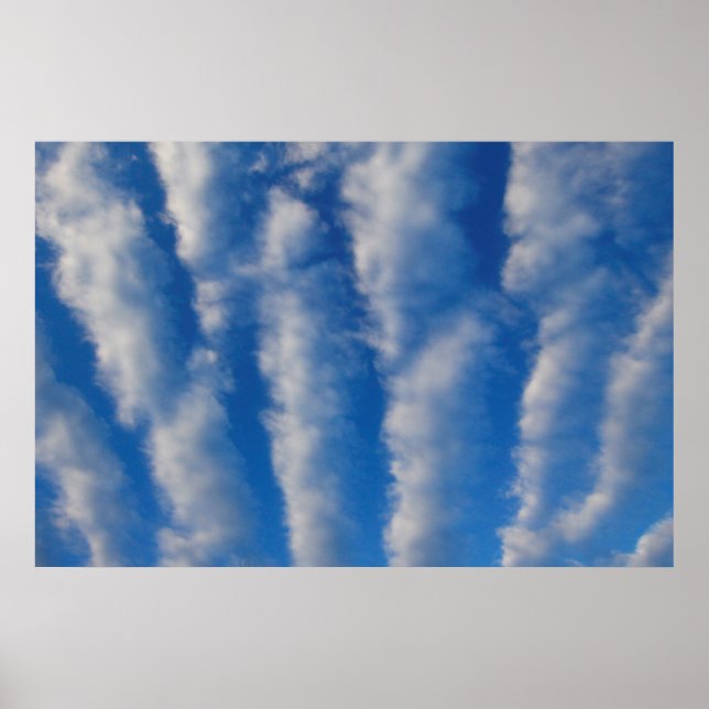 Stratocumulus Undulatus Clouds Poster (Vorne)