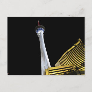 Stratosphäre Las Vegas bei Nachtkarten Postkarte
