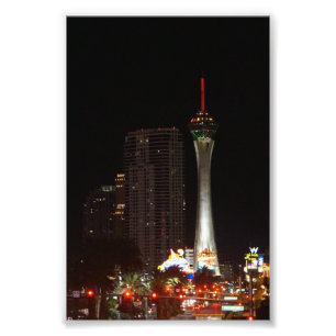 Stratosphärenturm Las Vegas Foto Print