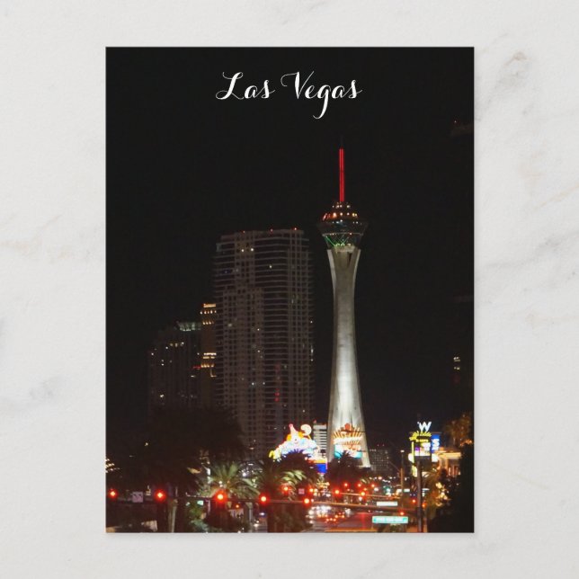 Stratosphärenturm Las Vegas Postcard Postkarte (Vorderseite)