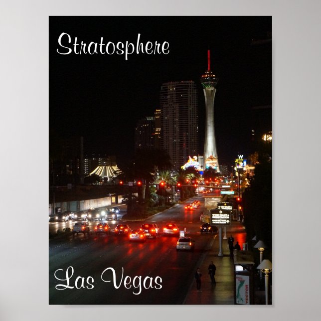 Stratosphärenturm Las Vegas Poster (Vorne)