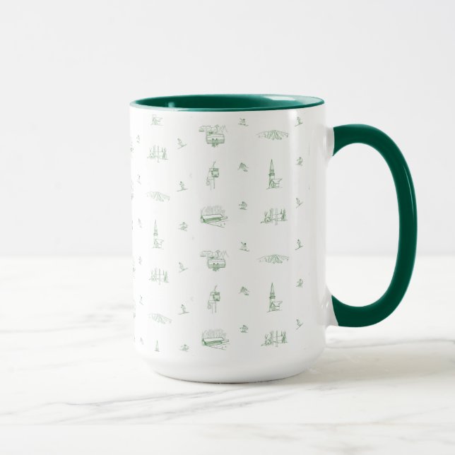 Stratton Bergtoile - grüne Tasse (Rechts)
