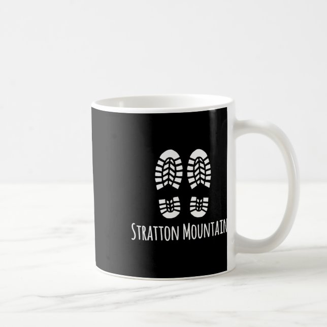 Stratton Mountain Vermont Wandern Wanderung Rustik Kaffeetasse (Rechts)
