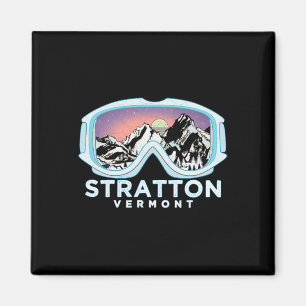 Stratton Ski Design Stratton, Vt Skifahren Schnee Magnet