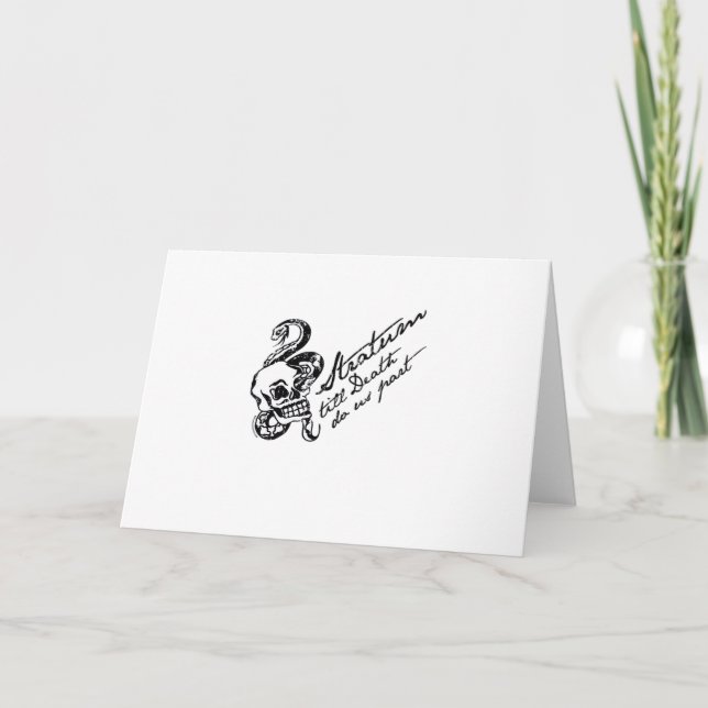 Stratum bis zum Tod tun uns Teil Karte (Vorderseite)