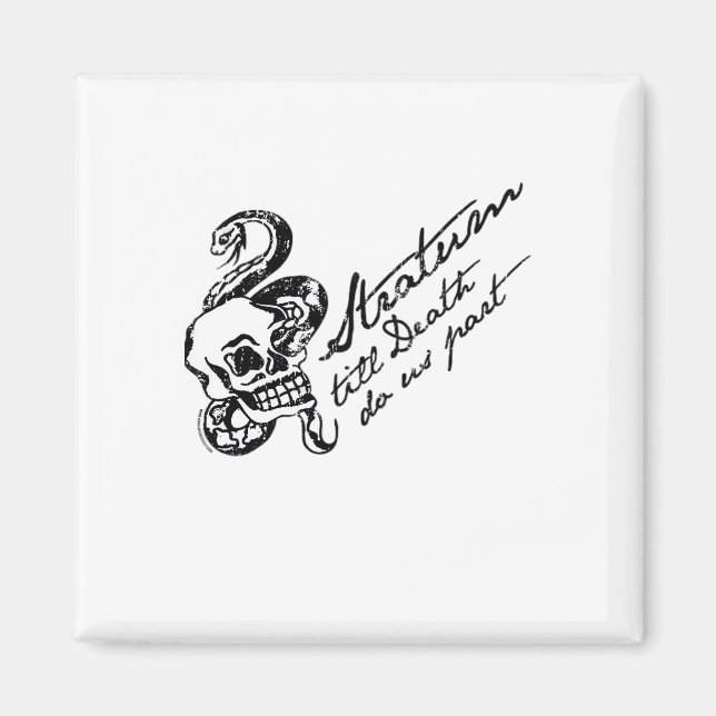 Stratum bis zum Tod tun uns Teil Magnet (Vorne)