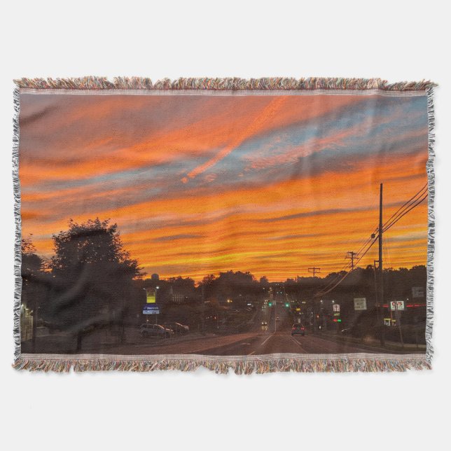 Stratus-Sonnenuntergang Decke (Vorderseite)