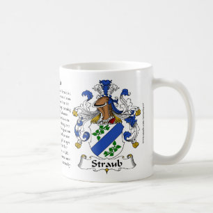 Straub, der Ursprung, die Bedeutung und das Wappen Tasse