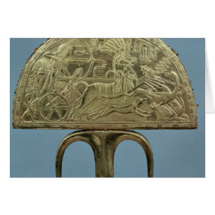 Strauß-Feder Fan vom Grab von