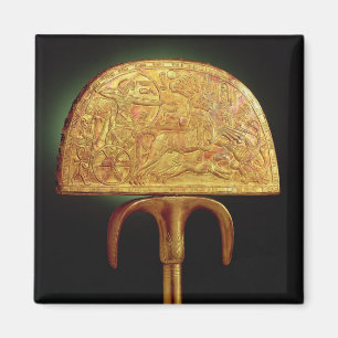 Strauß-Feder Fan, vom Grab von Tutankhamun Magnet