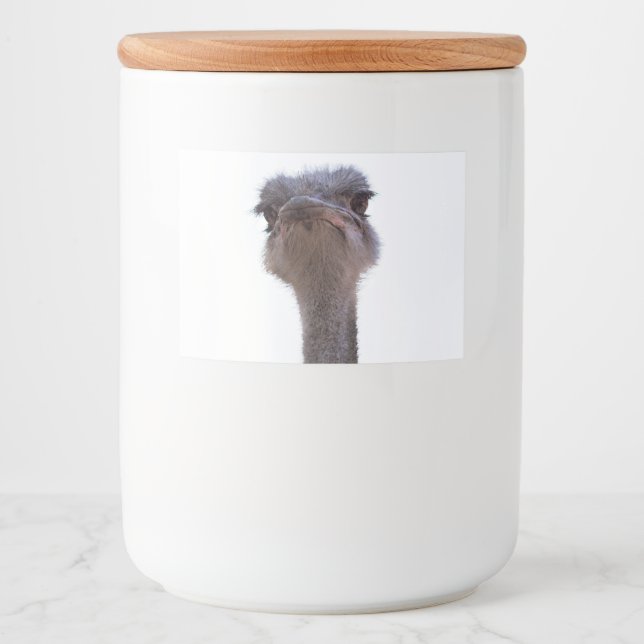 Strauß Lebensmitteletikett (Vorderseite)