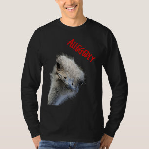 Strauß Lustiger Vogel Gesicht Mit Albernem Ausdruc T-Shirt