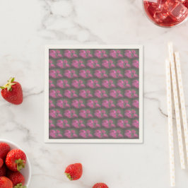 Strauß rosa Rosen Serviette