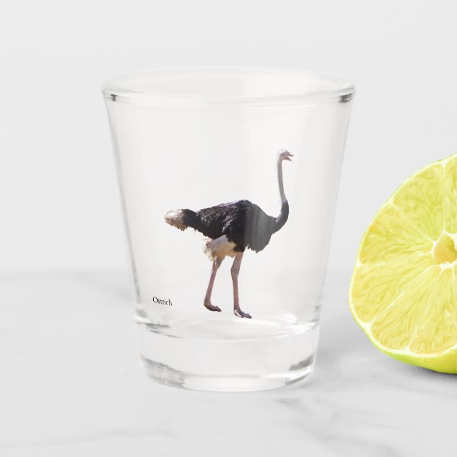 Strauß Shotglas Schnapsglas (Vorderseite)
