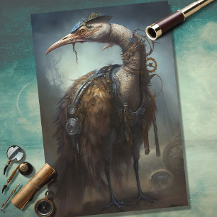Strauß Steampunk 2 Dekoupage Paper Seidenpapier
