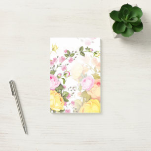 Sträuße aus Rosen 4 Post-it Klebezettel