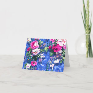 Sträuße mit Rosen Dankeskarte