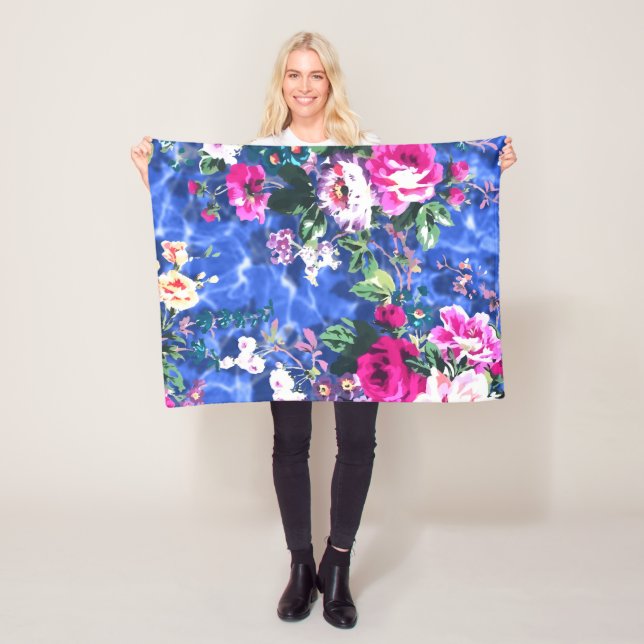 Sträuße mit Rosen Fleecedecke (Beispiel)