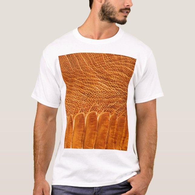 Strauße Skin Texture: Luxuriöses Tapete. T-Shirt (Vorderseite)