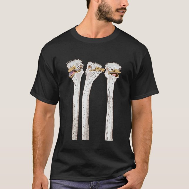 Strauße T-Shirt (Vorderseite)
