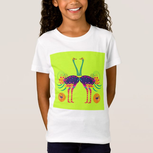 Strauße T-Shirt (Vorderseite)
