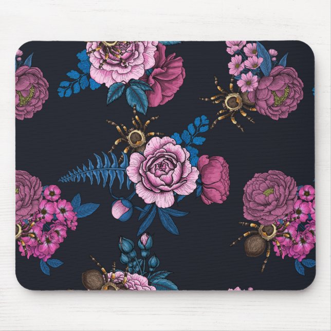 Sträuße und Tarantel 2 Mousepad (Vorne)