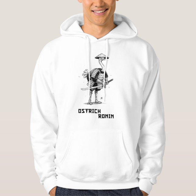 Straußen Ronin Hoodie (Vorderseite)