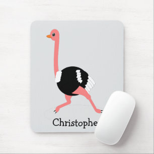 Straußendesign Mousepad