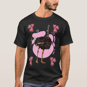 Straußenheart Design Bird Stuff Ostries T-Shirt