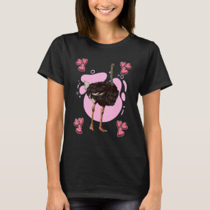 Straußenheart Design Bird Stuff Ostries T-Shirt