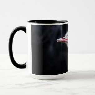 Straußenportrait Tasse