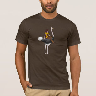Straußenreiten T-Shirt