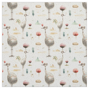 Straußenträume: Whimsy Strauß Stoff