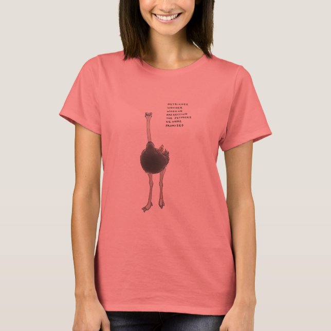 Straußentrias T-Shirt (Vorderseite)