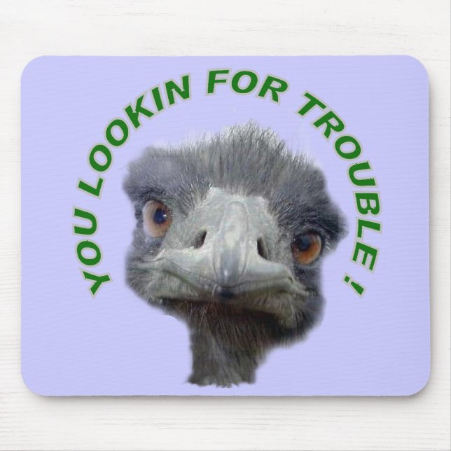 Straußproblem Mousepad (Vorne)