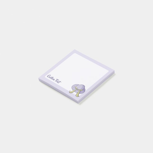 Straw Hat Lilac Post-it Klebezettel (angewinkelt)