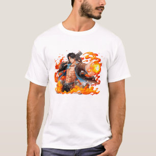 Straw Hat Pirates - Mann mit Waffe T-Shirt