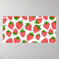Strawberrie nahtloses Muster. Vintage Darstellung
