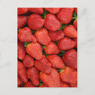 STRAWBERRIES 12x18 Postkarte