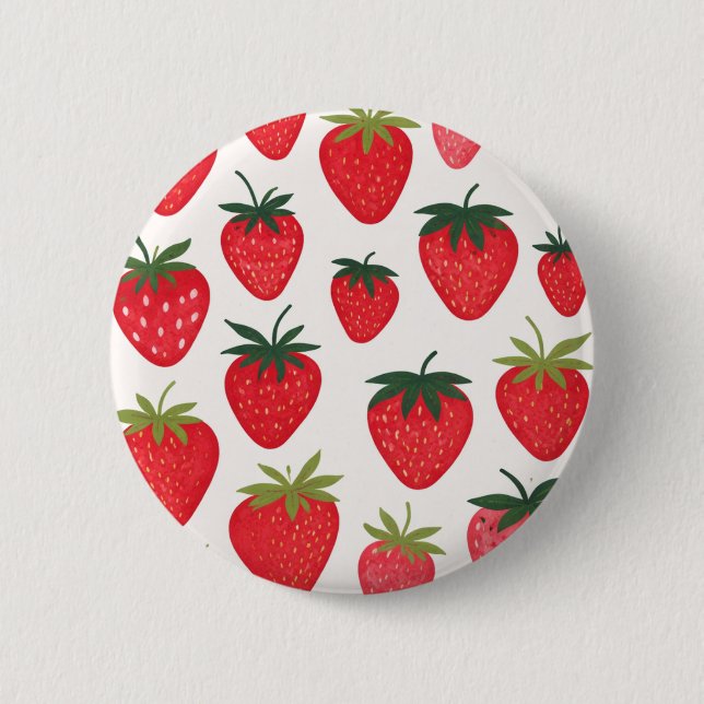 Strawberries Button (Vorderseite)