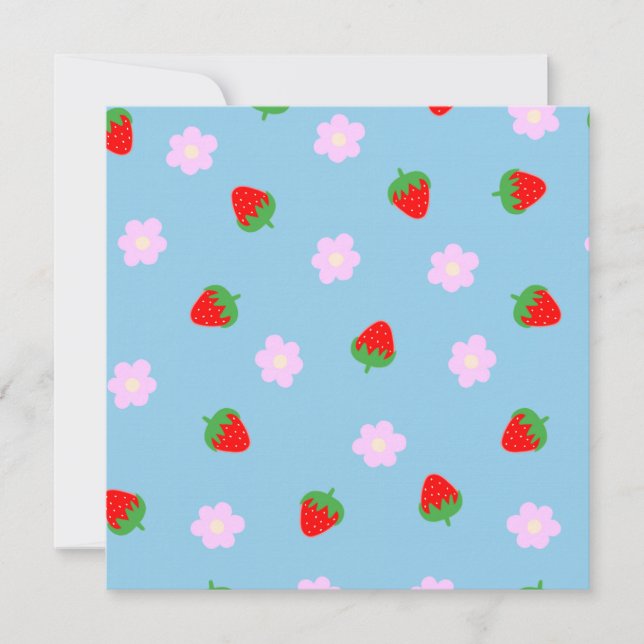 Strawberries & Flowers (Vorderseite)