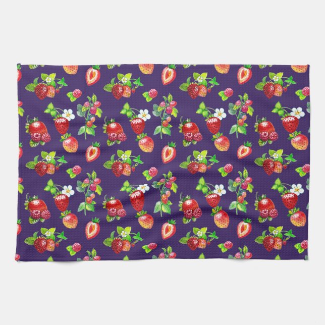 STRAWBERRIES GESCHIRRTUCH (Horizontal)
