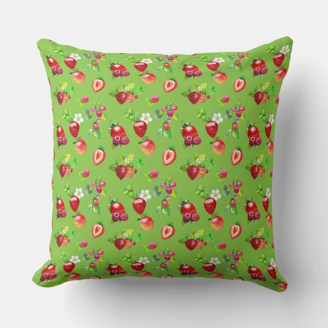 STRAWBERRIES KISSEN (Vorderseite)