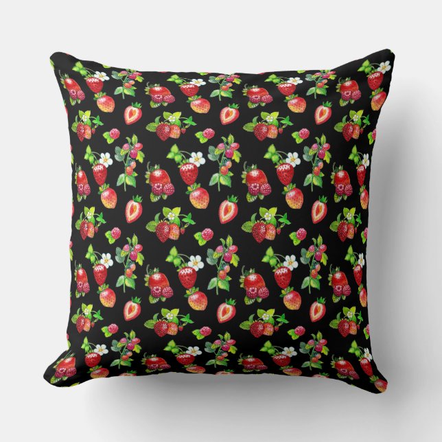 STRAWBERRIES KISSEN (Vorderseite)