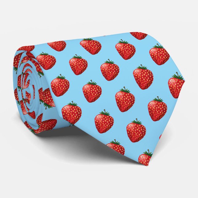 Strawberries Krawatte (Gerollt)