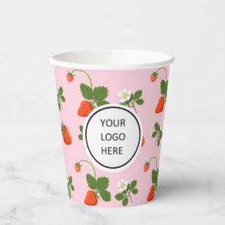 Strawberries Pappbecher